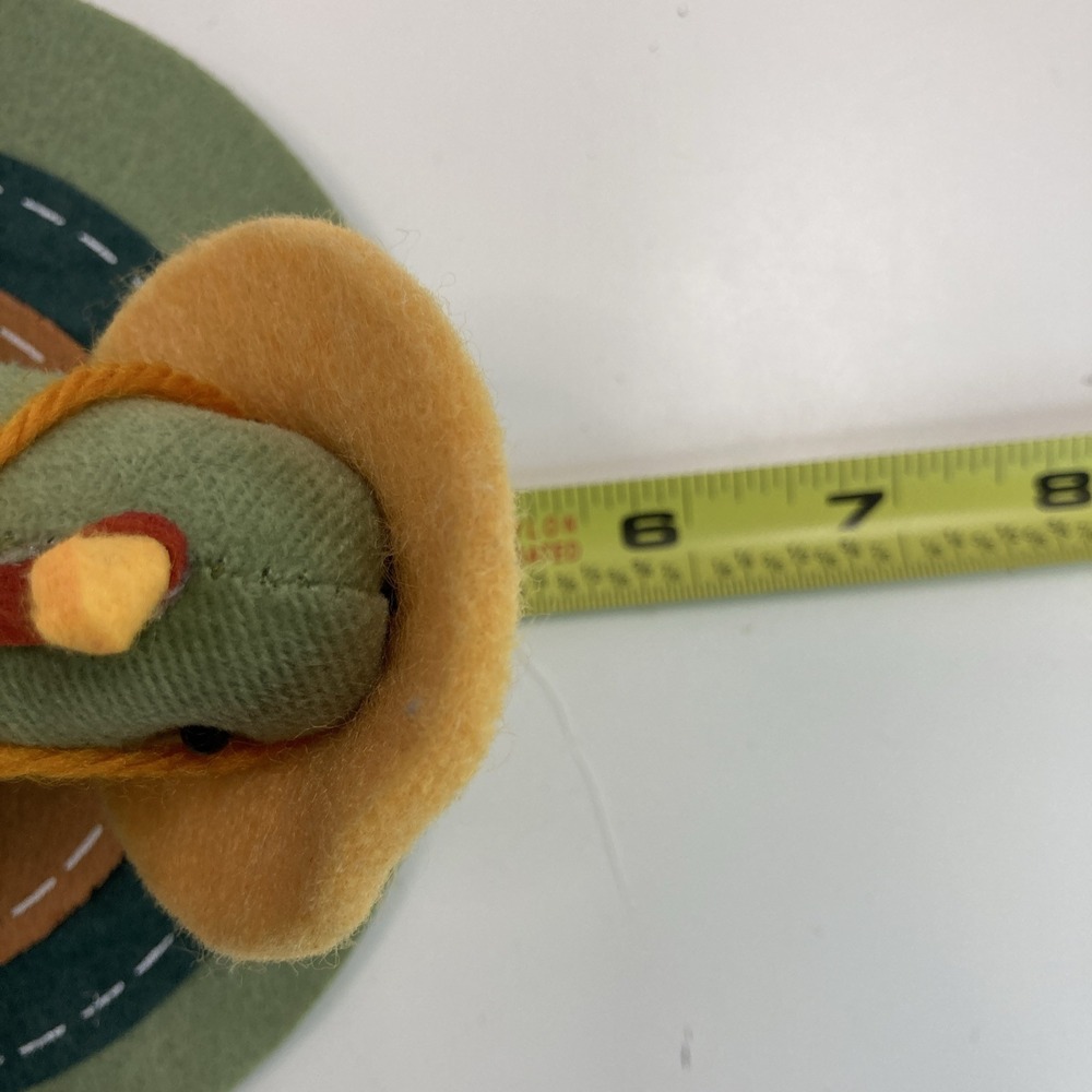 Target Bullseye 2022 Felt Fabric Turkey Green Shaded Hat Thanksgiving Fall Decor - Picture 10 of 11